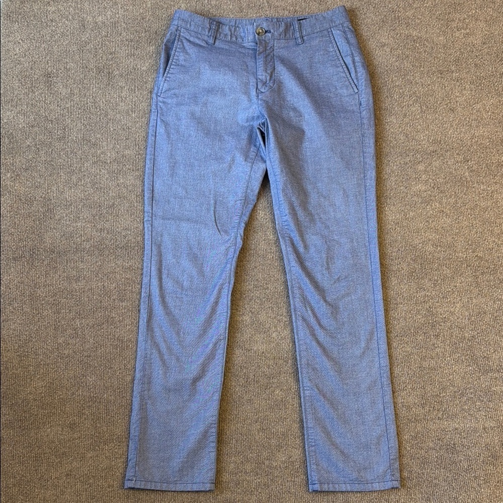 Bonobos Chino Pants Mens 29x32 Tailored Fit Blue Trousers Dress Office